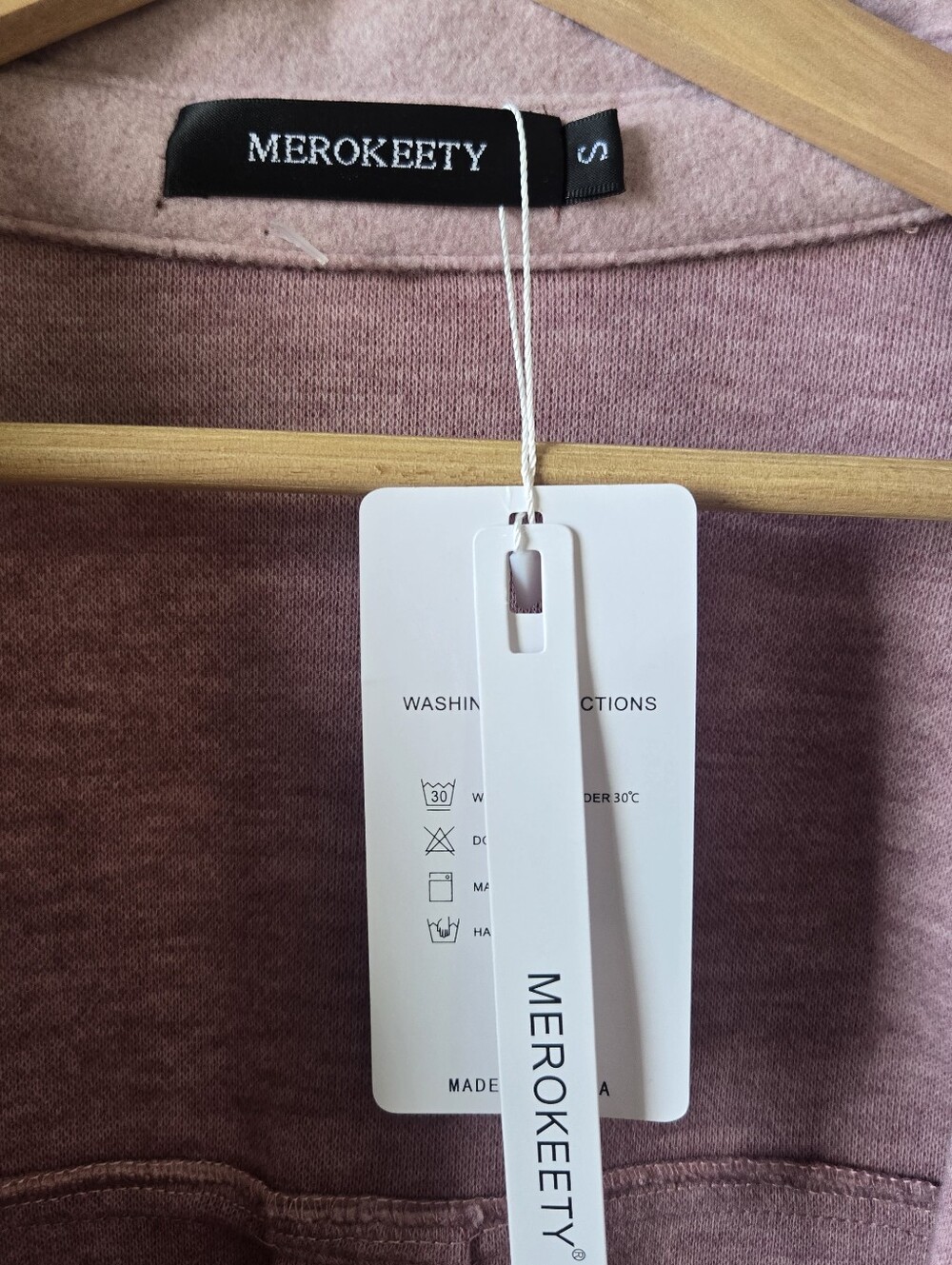 Pink Shacket NWT Size Small - Picture 5 of 5